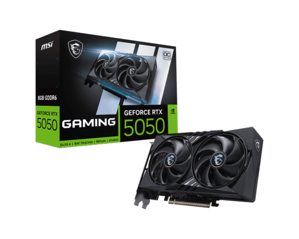 MSI GeForce RTX 5050 8G GAMING OC NVIDIA Blackwell 8GB GDDR6 Twin Frozr 10 - RTX 5050 8G GAMING OC