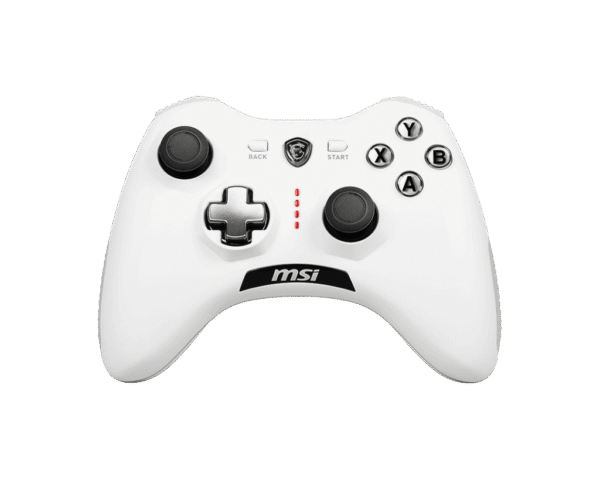 MSI FORCE GC20 V2 WHITE Wired Gaming Controller with Precision Triggers and Dual Vibration - FORCE GC20 V2 WHITE