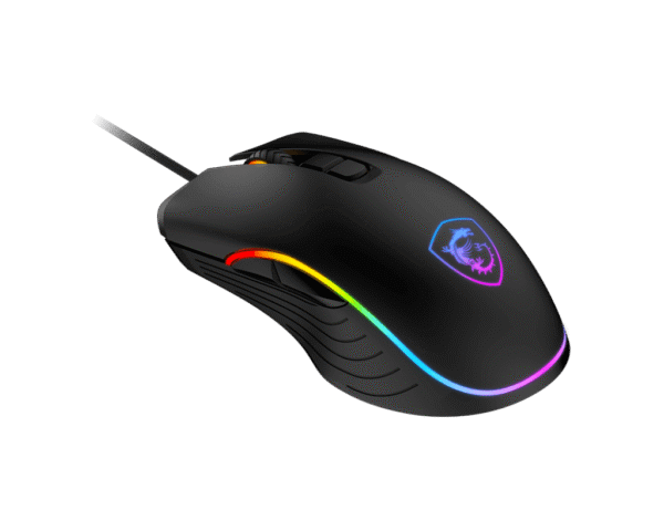MSI FORGE GM300 Symmetrical Optical Gaming Mouse 7200 DPI RGB Lighting - FORGE GM300