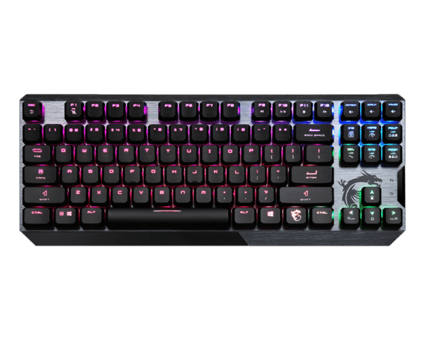 1024 (5) MSI VIGOR GK50 Low Profile TKL Mechanical RGB Gaming Keyboard Kailh White Clicky - VIGOR GK50 LOW PROFILE/TKL