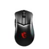 MSI CLUTCH GM51 LIGHTWEIGHT WIRELESS Gaming Mouse 26000 DPI PAW-3395 Sensor Charging Dock - CLUTCH GM51 LIGHTWEIGHT WIRELESS