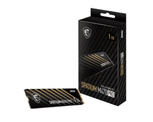 MSI SPATIUM M470 PRO PCIe 4.0 NVMe M.2 SSD 3D NAND - SPATIUM M470 PRO PCIE 4.0 NVME M.2