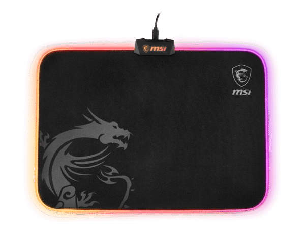 MSI AGILITY GD60 RGB Gaming Mousepad Micro-Textured Precision Surface - AGILITY GD60