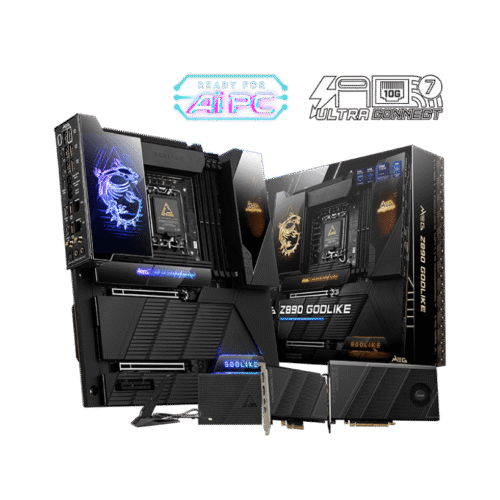 MSI MEG Z890 GODLIKE E-ATX Motherboard LGA 1851 Intel Z890 DDR5 Wi-Fi 7 10G LAN - MEG Z890 GODLIKE