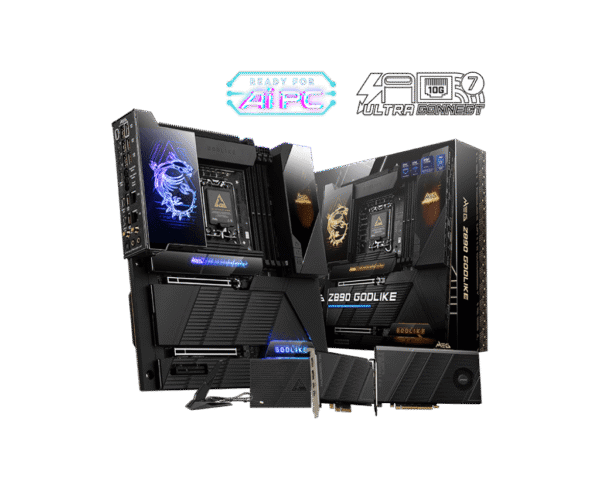 MSI MEG Z890 GODLIKE E-ATX Motherboard LGA 1851 Intel Z890 DDR5 Wi-Fi 7 10G LAN - MEG Z890 GODLIKE