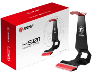 1024 (5) MSI HS01 Metallic Gaming Headset Stand with Phone Holder and Cable Management - HS01 HEADSET STAND
