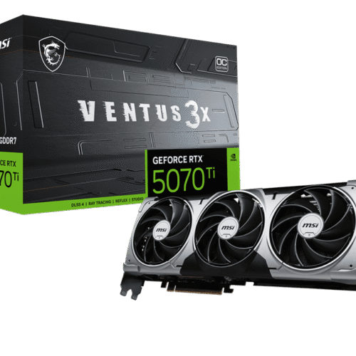 MSI GeForce RTX 5070 Ti 16G VENTUS 3X OC GDDR7 SFF-Ready Graphics Card