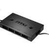 MSI MAG MAX ARGB 1 to 8 Addressable RGB Controller Hub with RF Remote - MAG MAX ARGB