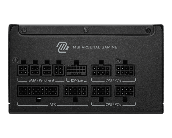MSI MAG A1000GLS PCIE5 1000W 80 Plus Gold Full Modular Power Supply ATX 3.1 PCIe 5.1 Ready - MAG A1000GLS PCIE5