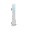 1024 MSI MPG ARGB Graphics Card Stand 8mm Tempered Glass Tool-Free Magnetic Base White - MPG ARGB GRAPHICS CARD STAND - WHITE