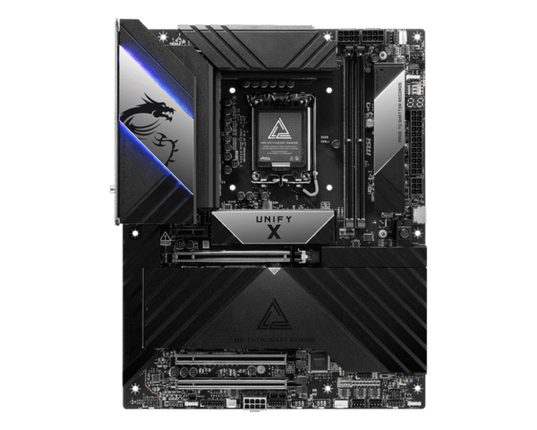 MSI MEG Z890 UNIFY-X LGA 1851 ATX Motherboard 2-DIMM DDR5 Overclocking Wi-Fi 7 5G LAN Thunderbolt 4 - MEG Z890 UNIFY-X
