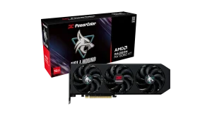 1748497839_9a6b8e92ea1382b4 PowerColor Hellhound AMD Radeon RX 9060 XT 16GB GDDR6 - RDNA 4 - PCIe 5.0 - Triple Fan - RX9060XT 16G-L/OC