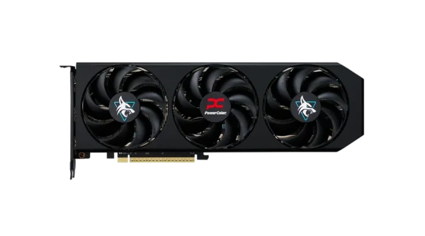 PowerColor Hellhound AMD Radeon RX 9060 XT 16GB GDDR6 - RDNA 4 - PCIe 5.0 - Triple Fan - RX9060XT 16G-L/OC