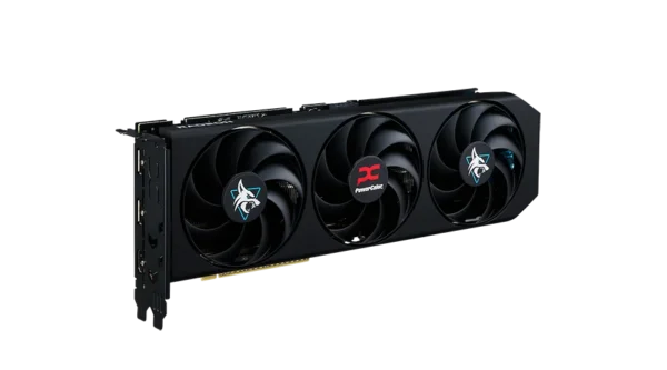 PowerColor Hellhound AMD Radeon RX 9060 XT 16GB GDDR6 - RDNA 4 - PCIe 5.0 - Triple Fan - RX9060XT 16G-L/OC