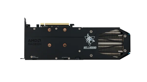 PowerColor Hellhound AMD Radeon RX 9060 XT 16GB GDDR6 - RDNA 4 - PCIe 5.0 - Triple Fan - RX9060XT 16G-L/OC