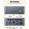 GMKtec Nucbox M3 Mini PC Intel Core i5-12450H 16GB RAM 512GB SSD Windows 11 Pro - GMK-M3-12450H/16/512/BK