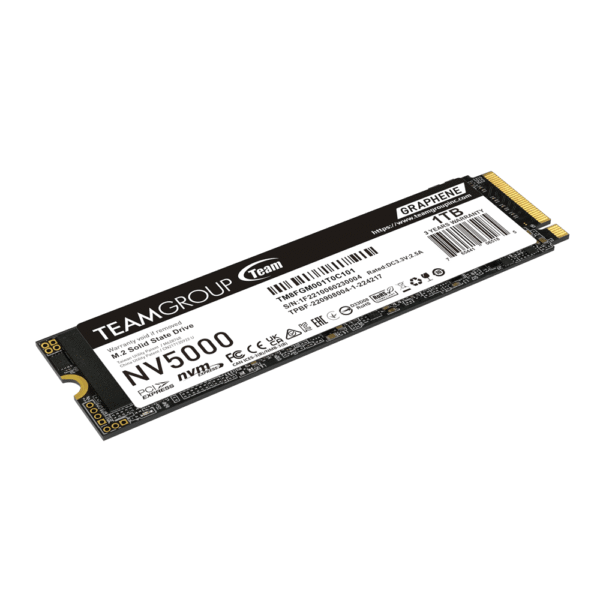 1tb_04 TeamGroup NV5000 1TB PCIe Gen4 x4 NVMe M.2 SSD - 5000MB/s - Graphene Cooling - TM8FGM001T0C101