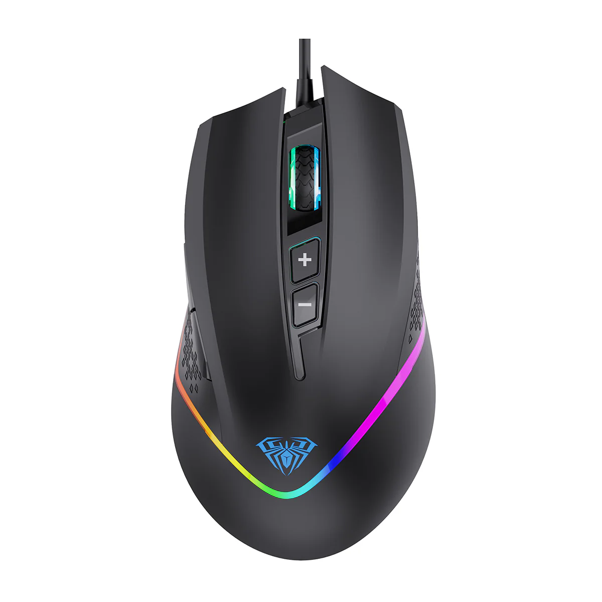 Aula Wired Gaming Mouse – 6400 DPI – 7 Programmable Keys – Braided Cable – Aula F805
