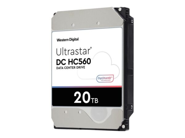 Western Digital Ultrastar DC HC560 3.5 Inch 20TB 7200 RPM SATA 6Gbps Enterprise HDD - WD-0F38754