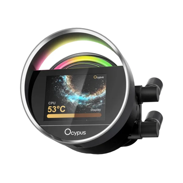 OCYPUS SIGMA L24 BK ARGB 240mm Liquid Cooler 2.4 inch IPS Display - SIGMA-L24-BK2AAWWN00X-GL