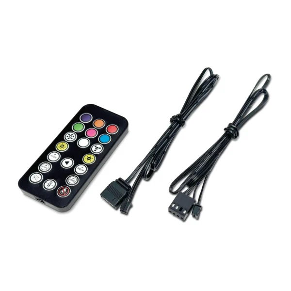 OCYPUS Delta EH10 BK Pro 10 Port PWM Fan and ARGB Lighting Hub - Magnetic Mounting - DELTA-EH10-BKN00PXX-GL