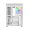 Ocypus Iota C70 WH Curve ARGB Digital White ATX Mid-Tower Case with Panoramic Glass and 6 Fans - IOTA-C70-WHD400CD-GL