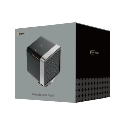 Ocypus Delta A62 EX BK Digital Dual Tower CPU Air Cooler with Temp Display 250W TDP - DELTA-A62-BK2NNWD00E-GL