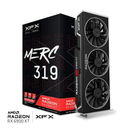 XFX Speedster MERC 319 AMD Radeon RX 6900 XT Black 16GB GDDR6 Graphics Card - RX-69XTACSD9