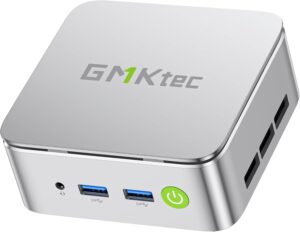 GMKtec Nucbox G10 Mini PC AMD Ryzen 5 3500U 16GB RAM 512GB SSD Windows 11 Pro Silver - GMK-G10-3500U/16/512/SLV