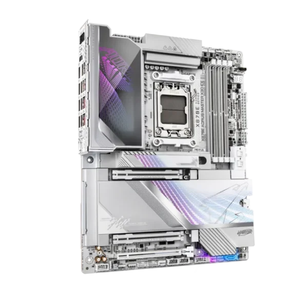 Gigabyte X870E AORUS MASTER X3D ICE AMD Ryzen AM5 ATX Motherboard - GA-X870E-A-MASTER-X-ICE