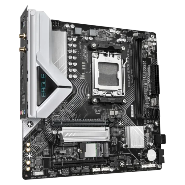 GIGABYTE B840M EAGLE WIFI6 AMD AM5 Micro-ATX Motherboard - GA-B840M-EAGLE-WIFI6