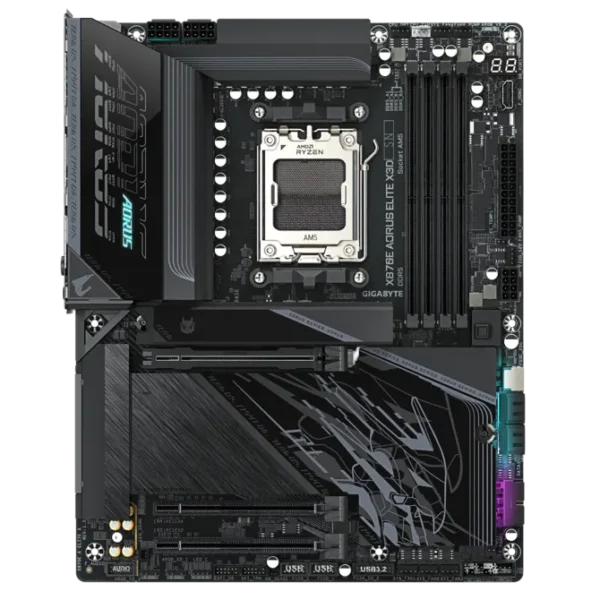 Gigabyte X870E AORUS ELITE X3D AMD AM5 ATX Motherboard - GA-X870E-A-ELITE-X