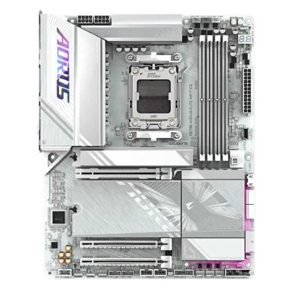 670 Gigabyte X870E AORUS ELITE WIFI7 ICE AMD AM5 ATX Motherboard - GA-X870E-A-ELITE-X-ICE