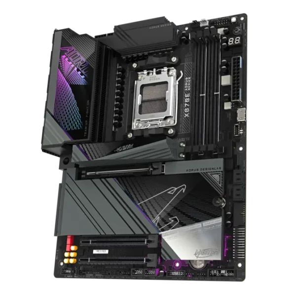Gigabyte X870E AORUS MASTER X3D AMD Ryzen AM5 ATX Motherboard - GA-X870E-A-MASTER-X