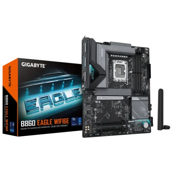Gigabyte B860 EAGLE WIFI6E Intel LGA 1851 ATX Motherboard - GA-B860-EAGLE-WIFI6E