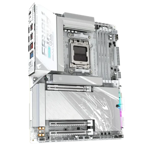 GIGABYTE X870E AORUS ELITE WIFI7 ICE AMD AM5 ATX Motherboard - GA-X870E-A-ELITE-X-ICE