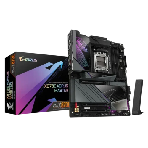 Gigabyte X870E AORUS MASTER X3D AMD Ryzen AM5 ATX Motherboard - GA-X870E-A-MASTER-X
