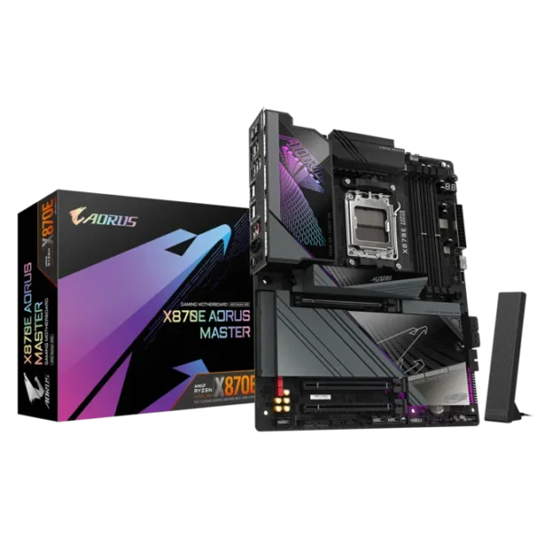 Gigabyte X870E AORUS MASTER X3D AMD Ryzen AM5 ATX Motherboard - GA-X870E-A-MASTER-X
