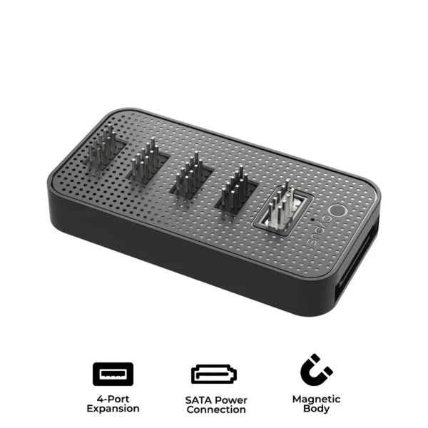 OCYPUS Delta EU04 Internal USB 2.0 Hub 1 to 4 Port Expansion - SATA Powered - DELTA-EU04-BKN00XXX-GL