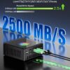 GMKtec Nucbox K11 Gaming Mini PC AMD Ryzen 9 8945HS 32GB DDR5 1TB SSD Windows 11 Pro - GMK-K11/8945HS/32/1TB/US
