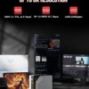 GMKtec EVO X2 AI Mini PC AMD Ryzen AI Max+ 395 128GB LPDDR5X 2TB SSD Windows 11 Pro - GMK-EVO-X2 128+2TB
