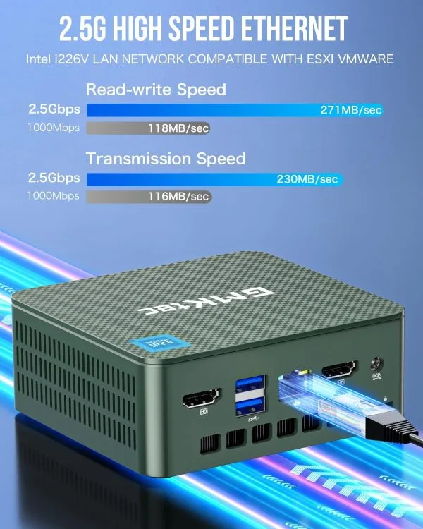 GMKtec Nucbox G3 Plus Mini PC Intel N150 8GB RAM 512GB SSD Windows 11 Pro - GMK-G3-N150/8/512/BK