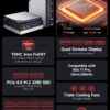 GMKtec EVO X2 AI Mini PC AMD Ryzen AI Max+ 395 128GB LPDDR5X 2TB SSD Windows 11 Pro - GMK-EVO-X2 128+2TB