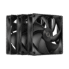 OCYPUS Delta F12 BK 120mm PWM Case Fan 3 in 1 Pack - Hydraulic Bearing - DELTA-F12-BK3NM00X-GL