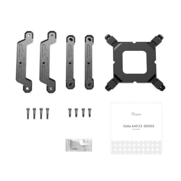 Ocypus Delta A40 EX BK Digital Single Tower CPU Air Cooler with Temp Display 200W TDP - DELTA-A40-BK1NAWD00E-GL