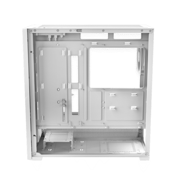 Ocypus Delta C70 WH ARGB White E-ATX Mid-Tower Gaming Case with 4 Fans - DELTA-C70-WHG400XX-GL