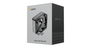 OCYPUS Delta A40 Elite BK Single Fan CPU Air Cooler - 220W TDP - 4 Heat Pipes - DELTA-A40-BK1NNWN00E-GL