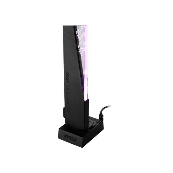 ARGBGRAPHICSCARDSTANDB-5-1024x1024 MSI MPG ARGB Graphics Card Stand 8mm Tempered Glass Magnetic Base Tool Free Black - MPG ARGB GRAPHICS CARD STAND - BLACK