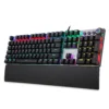 Aula F2058 Wired Mechanical Gaming Keyboard Full Size Magnetic Wrist Rest Blue Switch RGB - Aula F2058