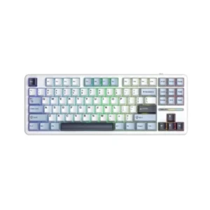 Aula F87 TKL Wireless Mechanical Keyboard Tri-Mode Gasket RGB Gray Wood V3 Switch Star Trek Edition - Aula F87 Star Trek